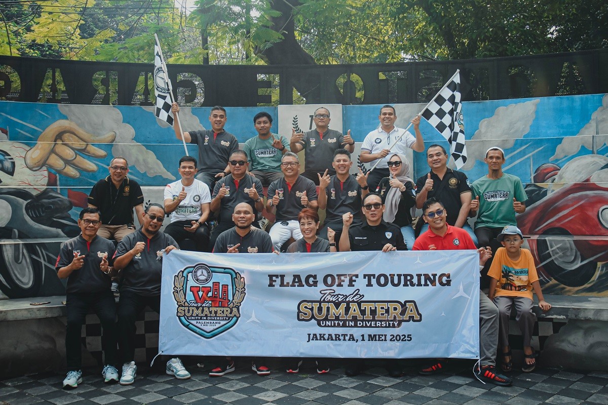 MB Club INA Resmi Lepas Peserta Turing 'Tour de Sumatera'  
