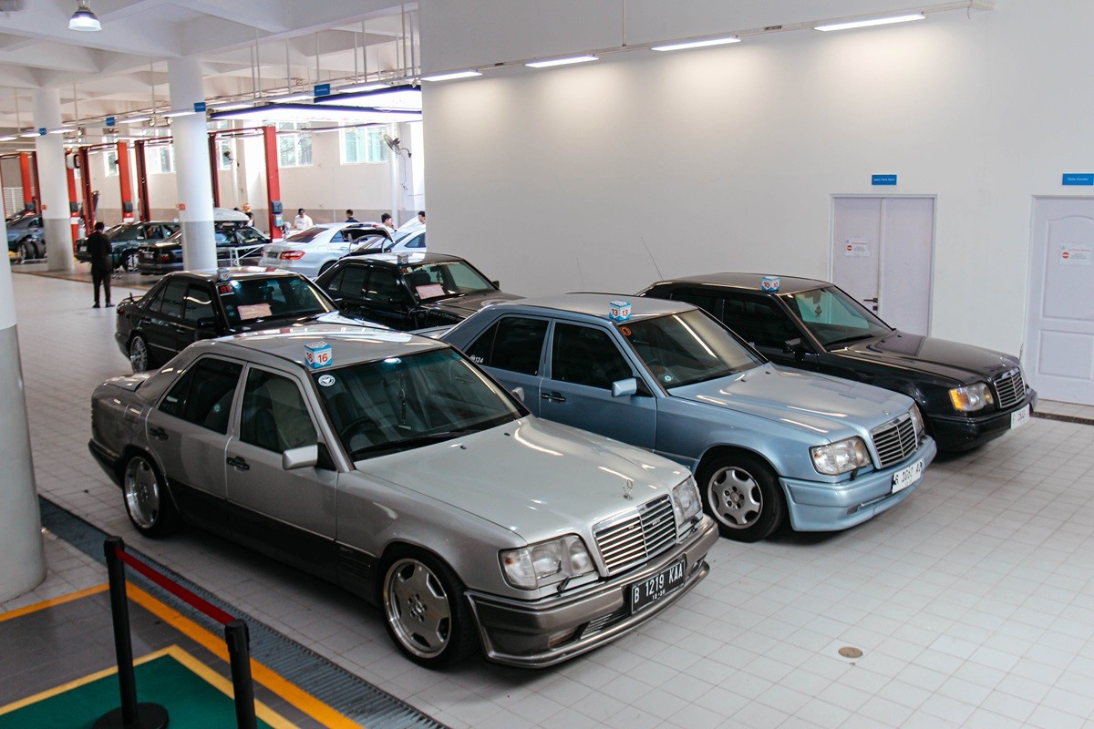 Bosch Car Service Gratiskan Servis Armada Member W124 MBCI Jakarta Chapter  