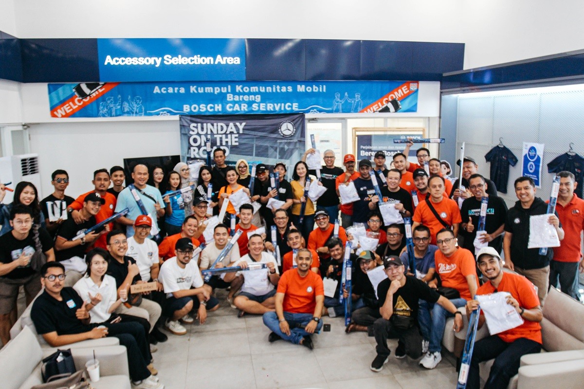 Bosch Car Service Gratiskan Servis Armada Member W124 MBCI Jakarta Chapter  