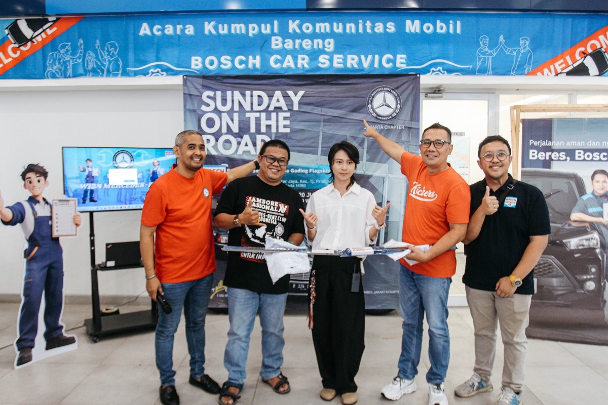 Bosch Car Service Gratiskan Servis Armada Member W124 MBCI Jakarta Chapter  