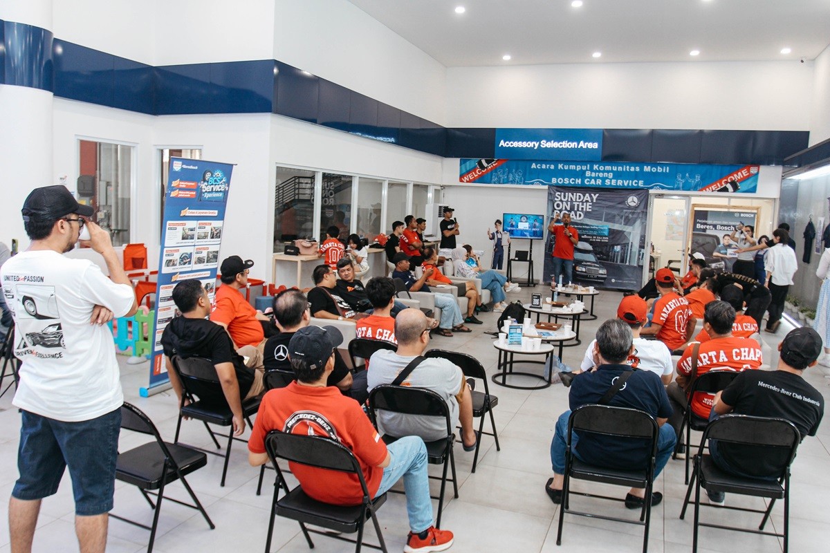 Bosch Car Service Gratiskan Servis Armada Member W124 MBCI Jakarta Chapter  