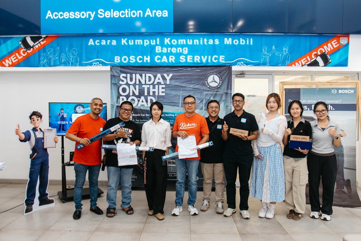 Bosch Car Service Gratiskan Servis Armada Member W124 MBCI Jakarta Chapter  