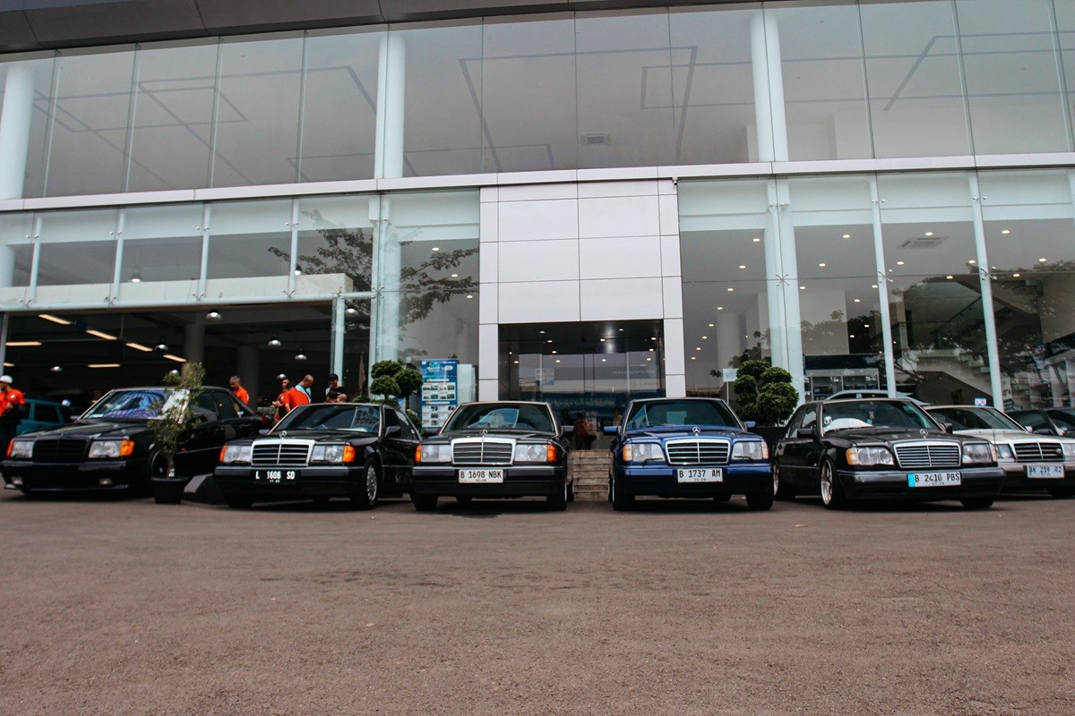 Bosch Car Service Gratiskan Servis Armada Member W124 MBCI Jakarta Chapter  