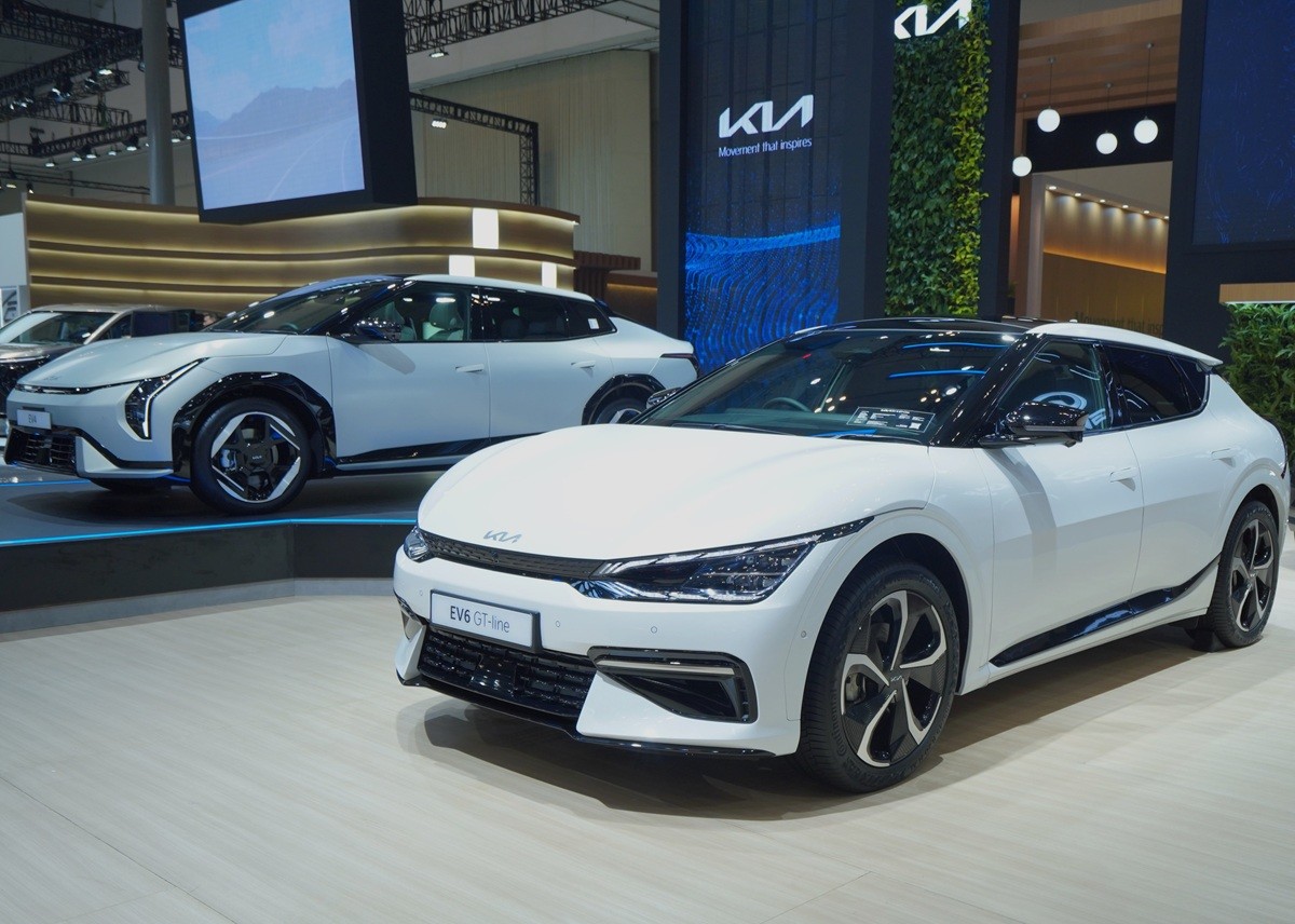 Kia EV9 GT-Line dan EV6 GT-Line, Menggoda Pengunjung GIIAS 2025