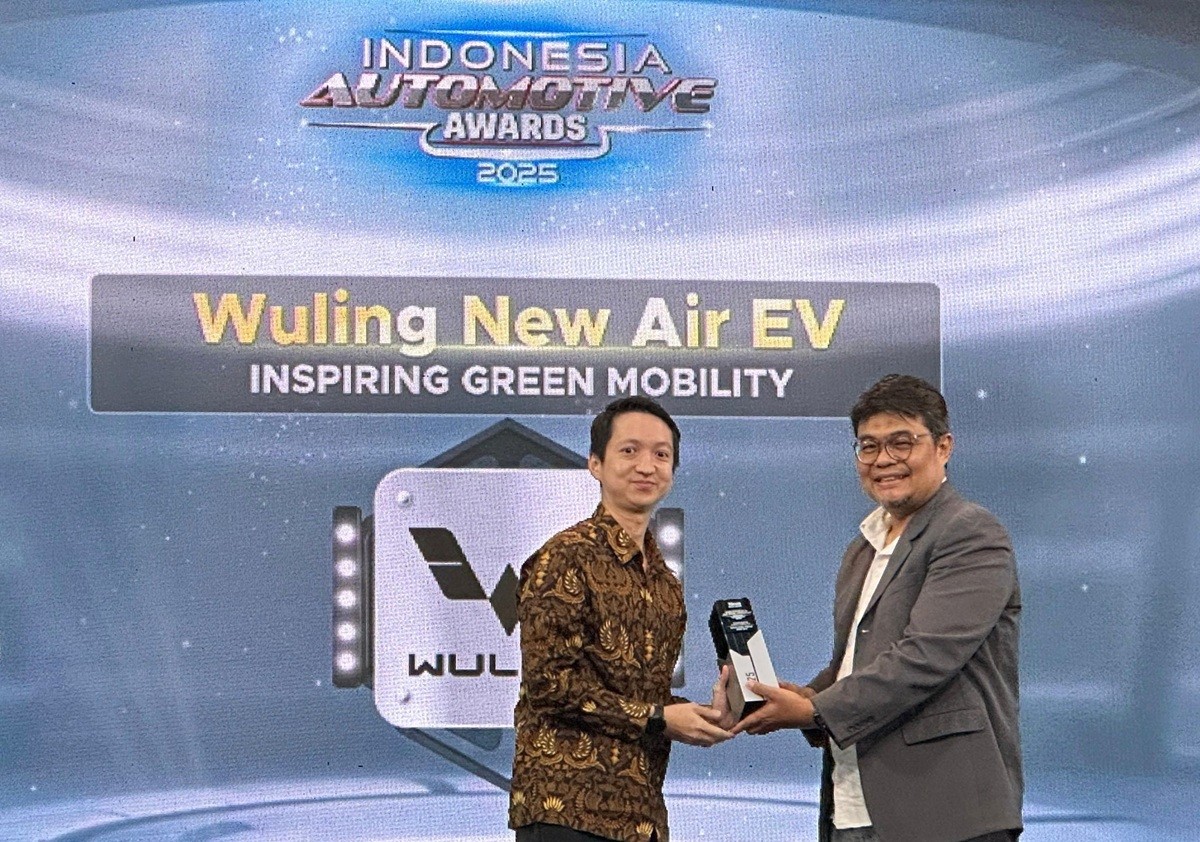 Wuling New Air ev Dinobatkan Sebagai 'Inspiring Green Mobility'  