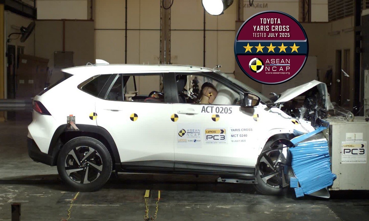 Toyota Yaris Cross Raih Rating Bintang-5 dari ASEAN NCAP  