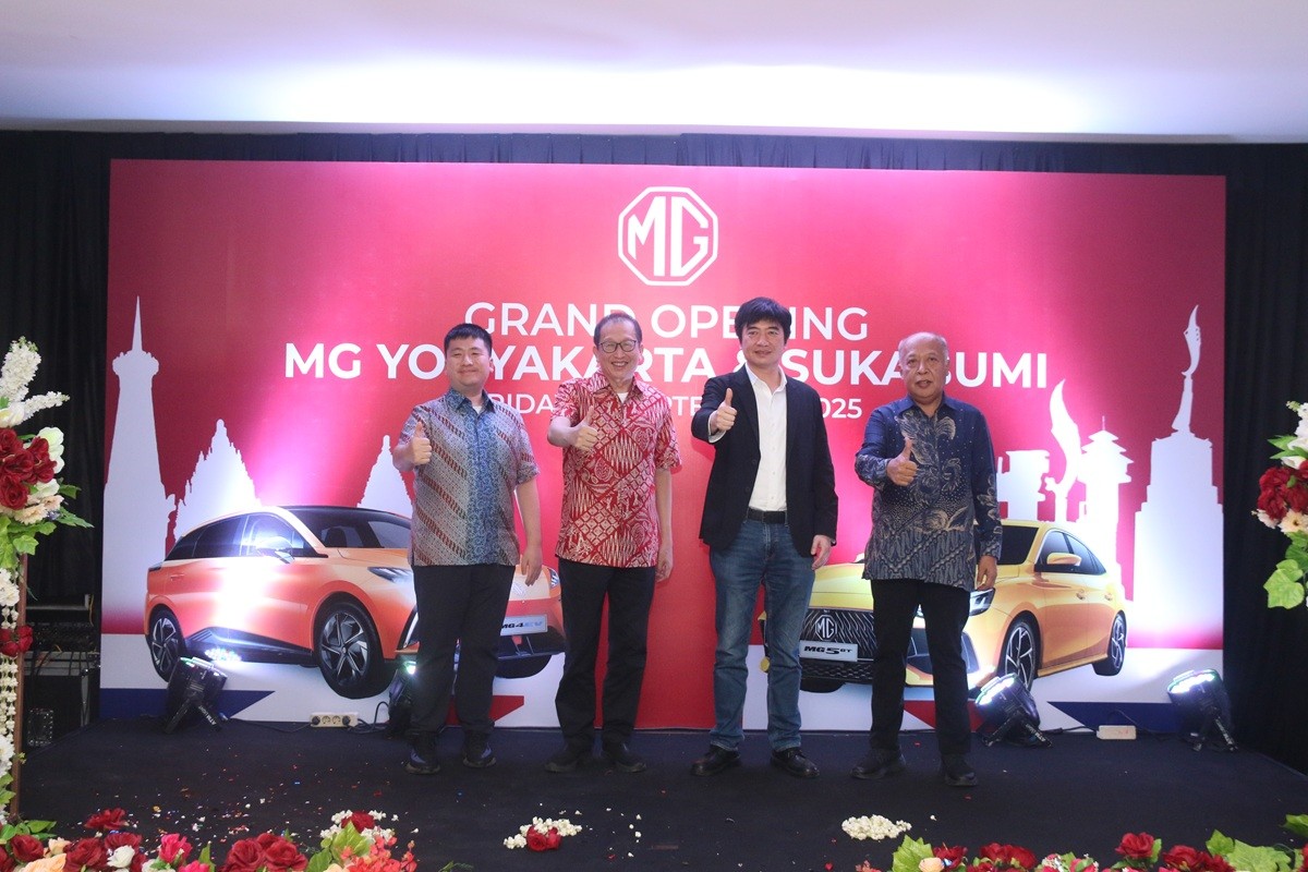 MG Resmikan Layanan Purna Jual di Yogayakarta dan Sukabumi