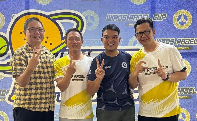 Ramaikan Dunia Padel di Indonesia, MB W212 CI Gelar WIROS PADEL CUP  