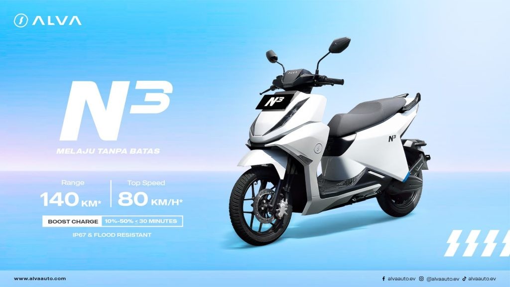 Motor Listrik Alva N3 Hadir Di Eicma, Italia 2025