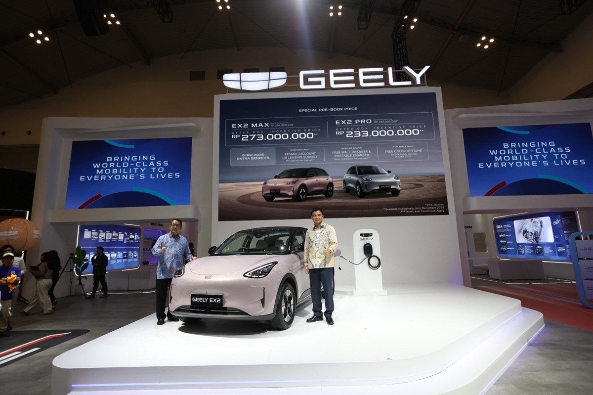 Hadir di GJAW 2025, Geely Mulai Buka Pre-Book Geely EX2