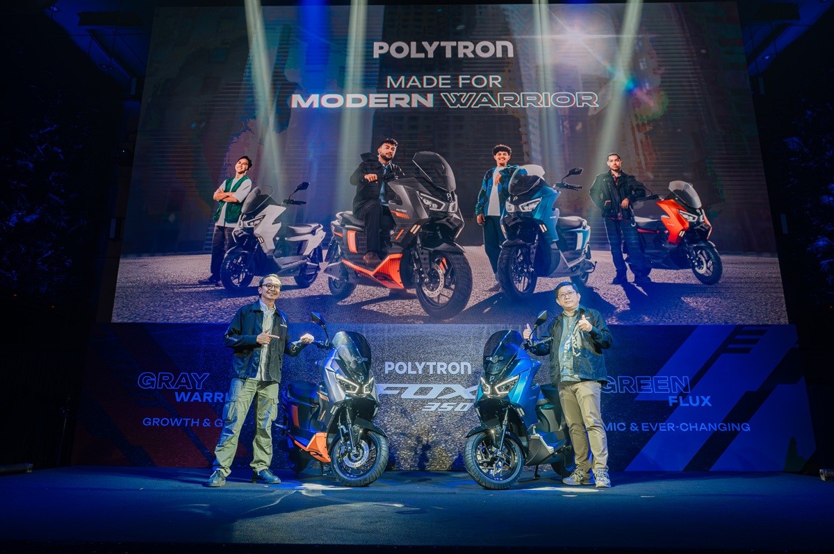 Polytron Luncurkan FOX 350, Motor Listrik Untuk 'Modern Warrior'  