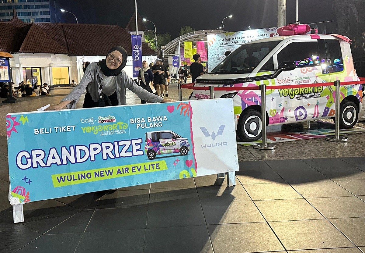 Festival Remember November Vol.3-Yokjakarta Umumkan Pemenang Wuling Air ev Lite
